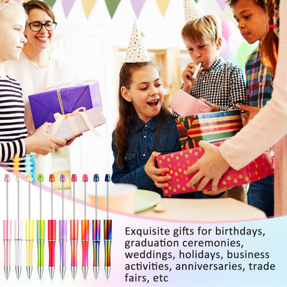 Beadable Pen Bundle (50 Pens + Refills) - Bright Colors