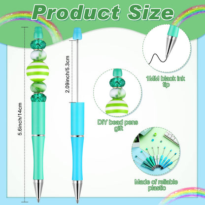 Beadable Pen Bundle (50 Pens + Refills) - Bright Colors