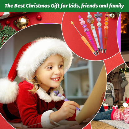 DIY Beadable Pen Kit - Complete Set (50 Pens + Refills) - Multicolor Craft Supplies