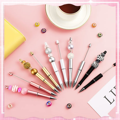Beadable Pen Bundle (50 Pens + Refills) - Bright Colors