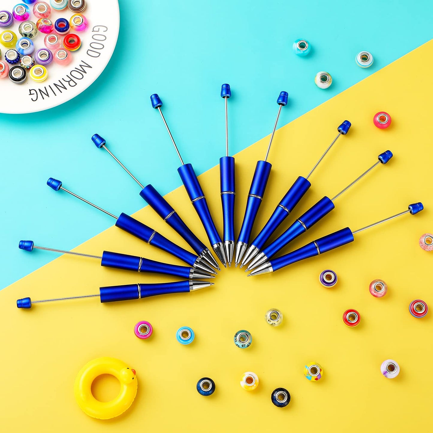 Beadable Pen Bundle (50 Pens + Refills) - Bright Colors