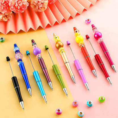 Beadable Pen Bundle (50 Pens + Refills) - Bright Colors