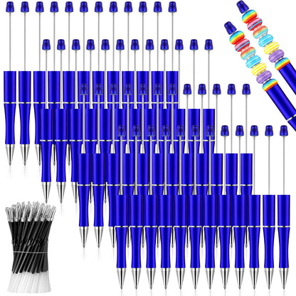 Beadable Pen Bundle (50 Pens + Refills) - Bright Colors