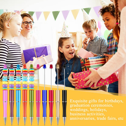 Beadable Pen Bundle (50 Pens + Refills) - Bright Colors