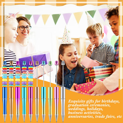 Beadable Pen Bundle (50 Pens + Refills) - Bright Colors